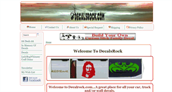 Desktop Screenshot of decalsrock.com